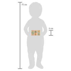 Small Foot - Houten Bouwblokken Dino, 50dlg.