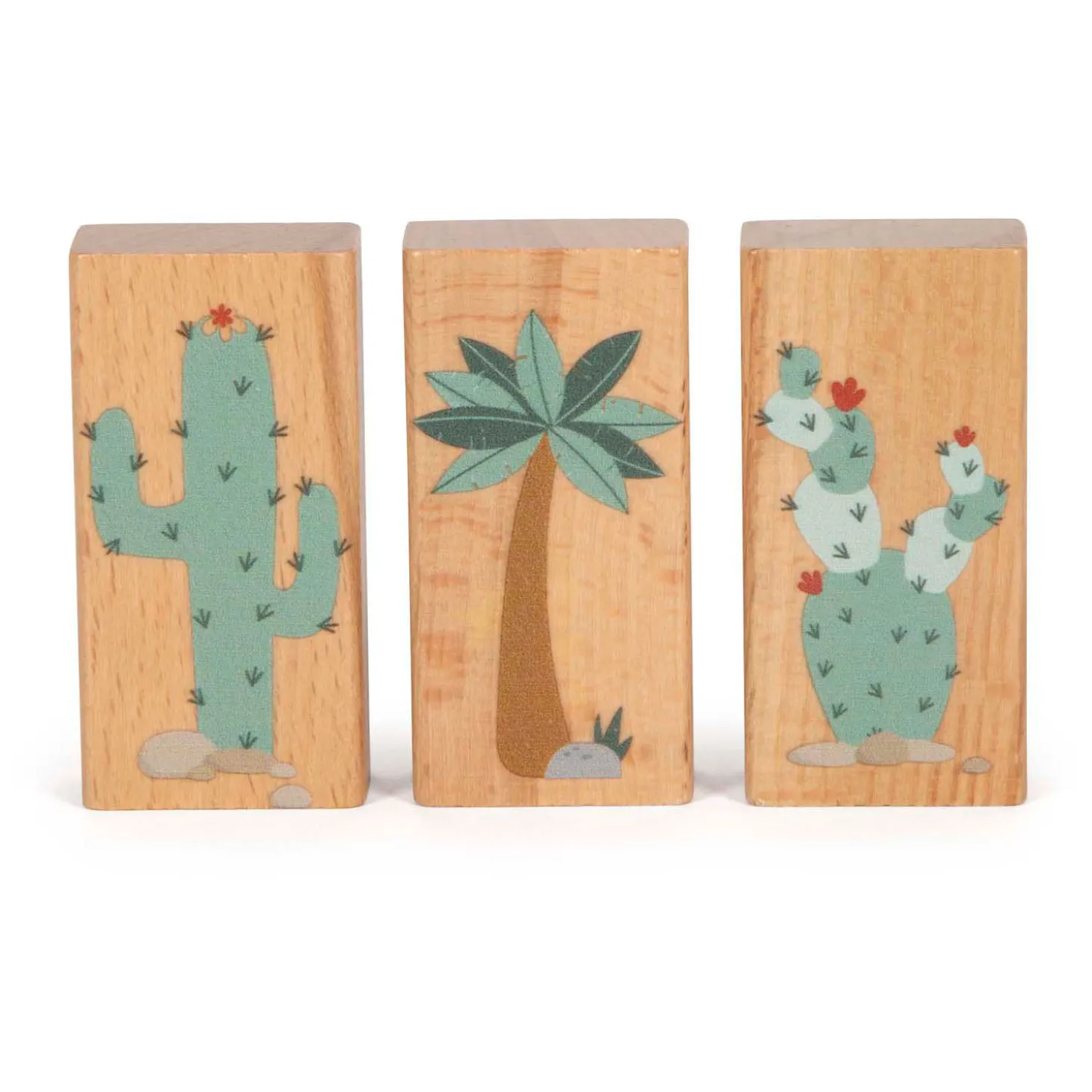 Small Foot - Houten Bouwblokken Dino, 50dlg.