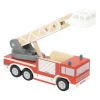 Small Foot - Houten Brandweerwagen met Roterende Ladder