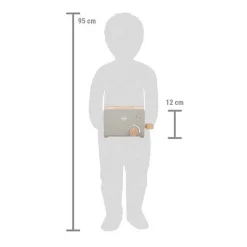 Small Foot - Houten Broodrooster Set Grijs 