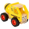 Small Foot - Houten Cementvrachtwagen Geel