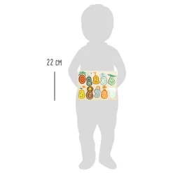 Small Foot  -  Houten Cijfer Puzzel Safari