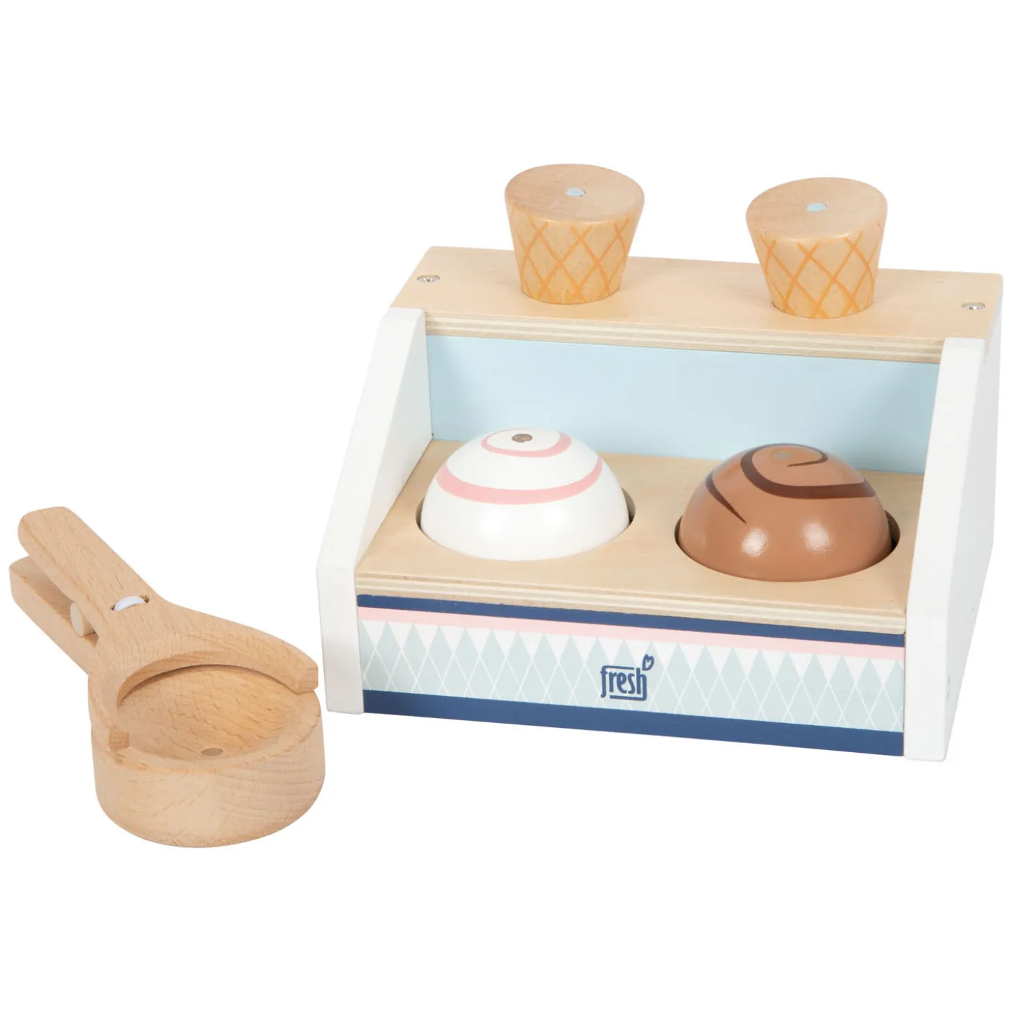 Small Foot - Houten Compacte Ijskraam Fresh, 6dlg.