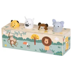 Small Foot - Houten Dansende Dieren met Geluiden Safari FSC