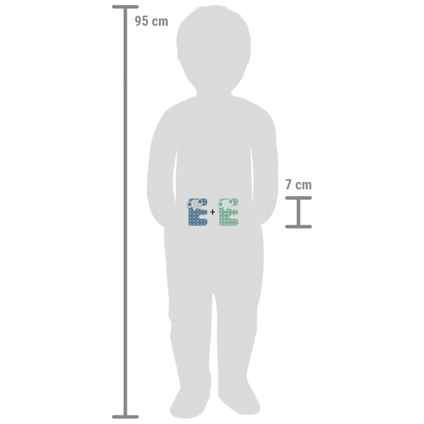 Small Foot - Houten Dieren Kinderletter - E
