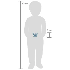 Small Foot - Houten Dieren Kinderletter - W