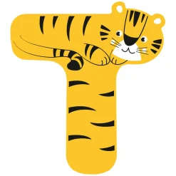 Small Foot - Houten Dieren Kinderletter - T