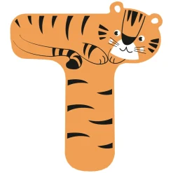 Small Foot - Houten Dieren Kinderletter - T