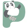 Small Foot - Houten Dieren Kinderletter - P