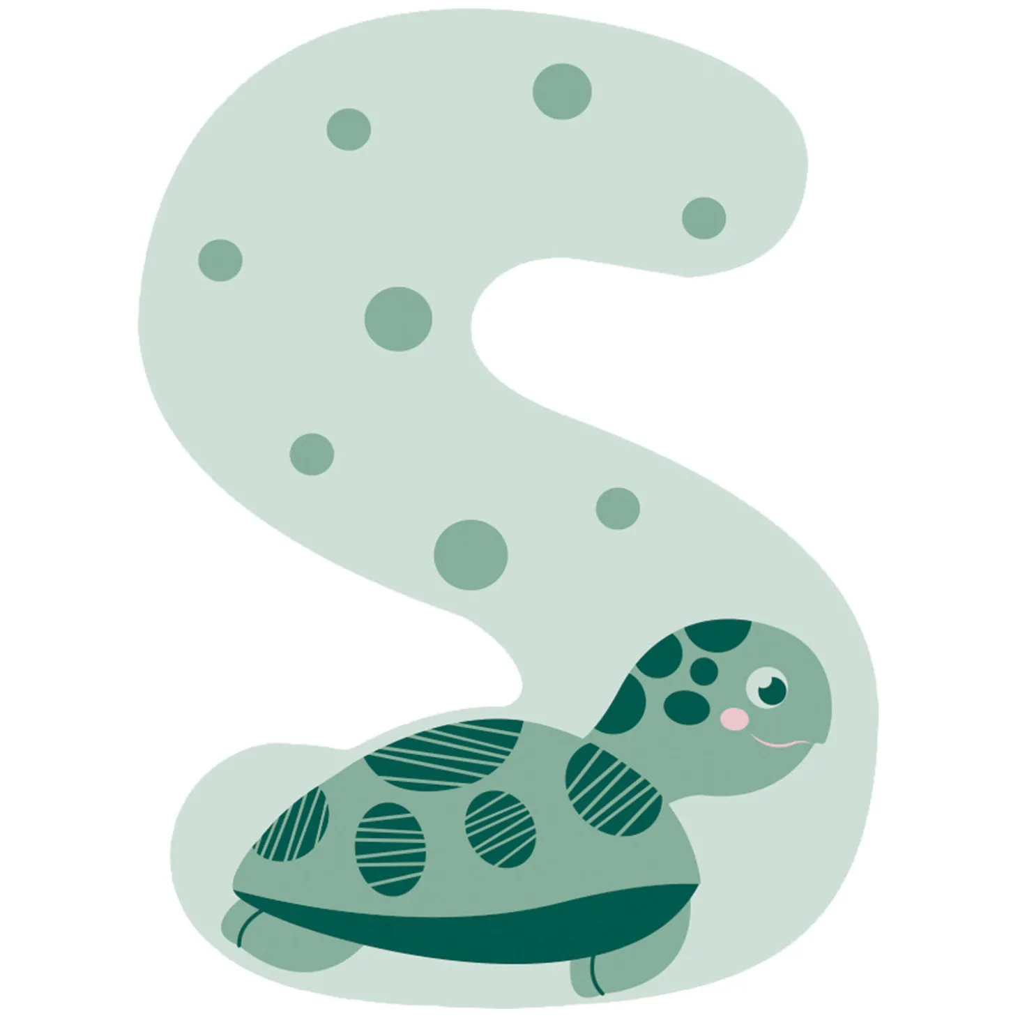 Small Foot - Houten Dieren Kinderletter - S