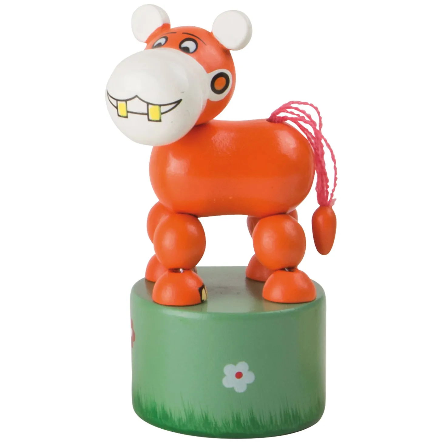 Small Foot - Houten Drukfiguur Wilde Dieren, Set van 6