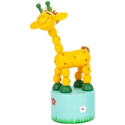 Small Foot - Houten Drukfiguur Wilde Dieren, Set van 6