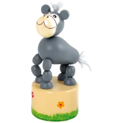Small Foot - Houten Drukfiguur Wilde Dieren, Set van 6