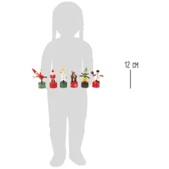 Small Foot - Houten Drukfiguur Kerst