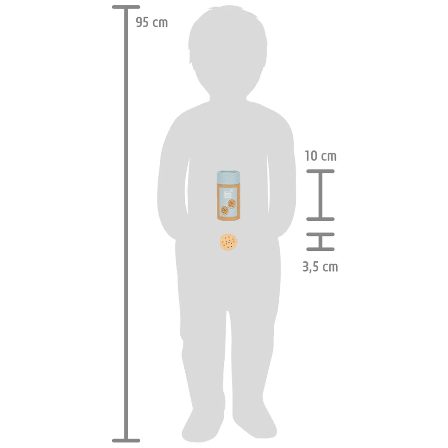 Small Foot - Houten Dubbel Koekjes, 5dlg.