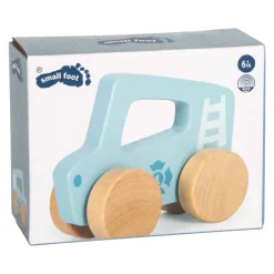 Small Foot - Houten Duwautootje Blauw