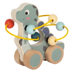 Small Foot - Houten Duwfiguur Motoriekspiraal Dino
