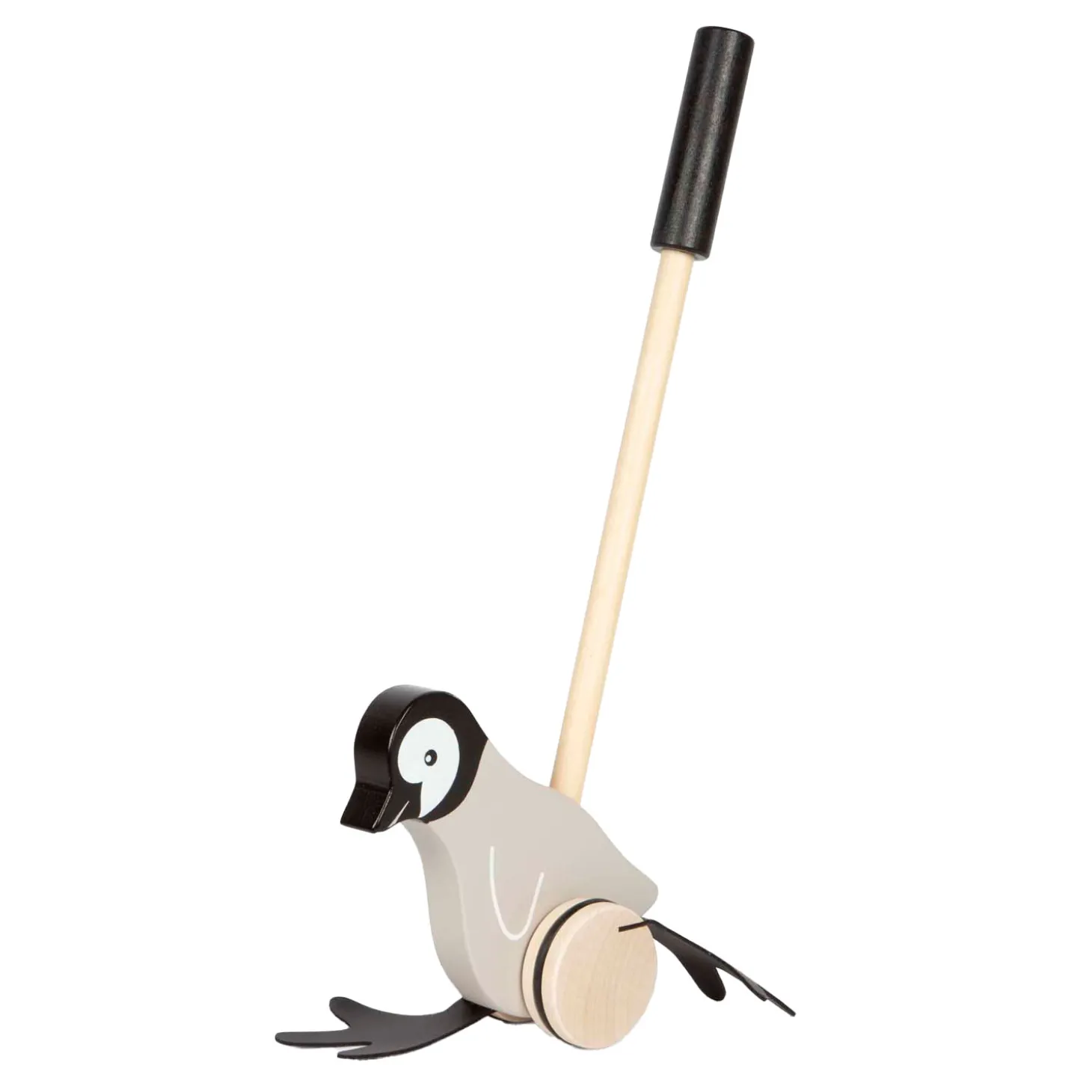 Small Foot - Houten Duwfiguur Penguin