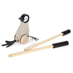 Small Foot - Houten Duwfiguur Penguin