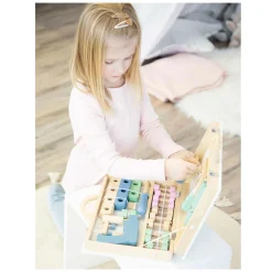 Small Foot - Houten Gereedschapskoffer Nordic, 43dlg.