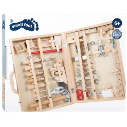 Small Foot - Houten Gereedschapskist Deluxe met Gereedschap, 28dlg.