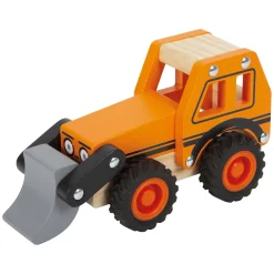 Small Foot - Houten Graafmachine Oranje