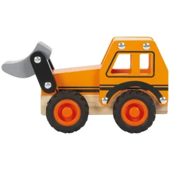 Small Foot - Houten Graafmachine Oranje
