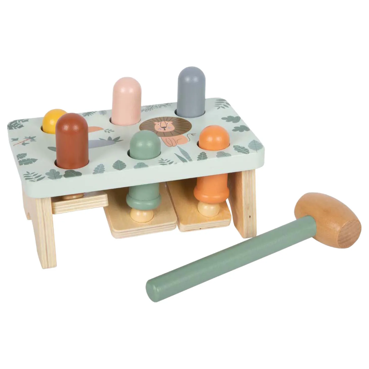 Small Foot - Houten Hamerbank Spel Safari FSC