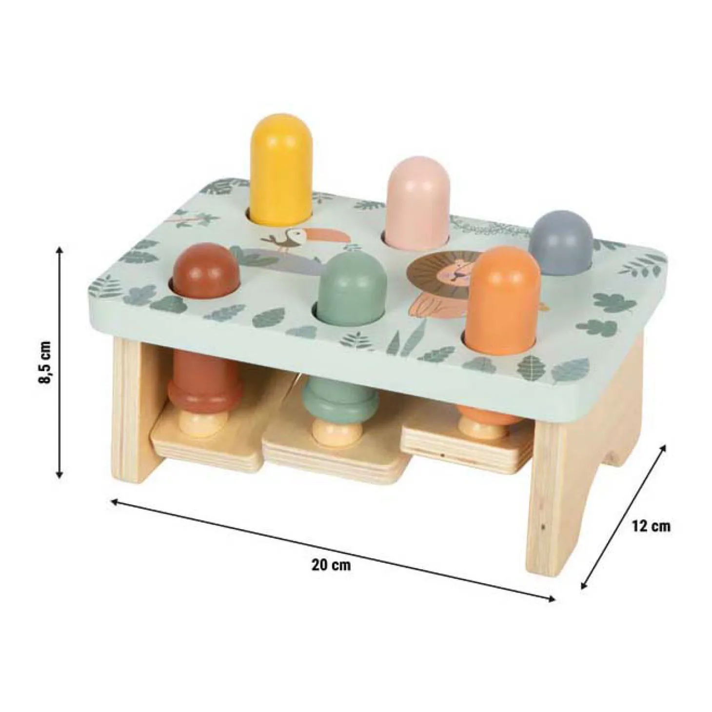 Small Foot - Houten Hamerbank Spel Safari FSC