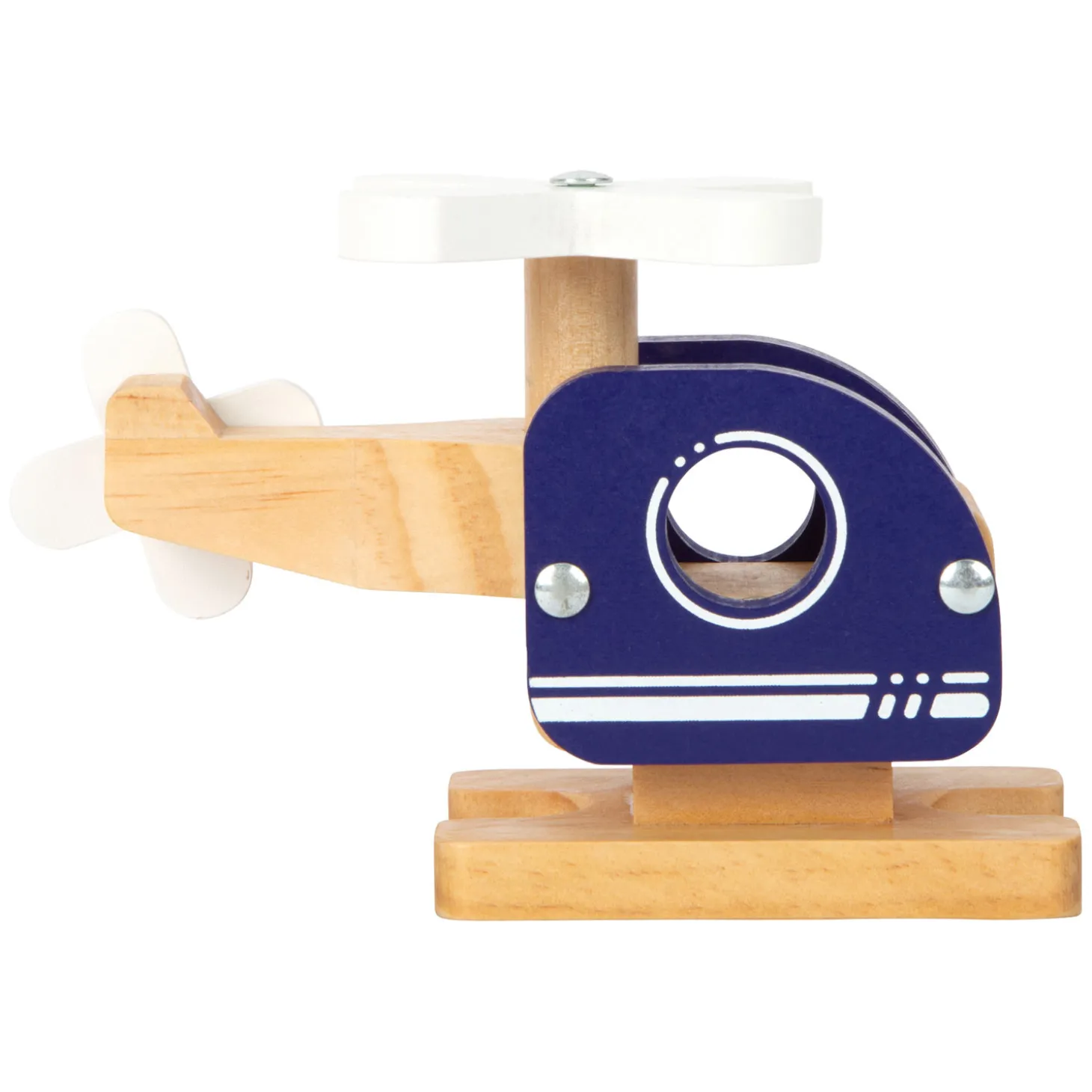Small Foot - Houten Helikopter Blauw
