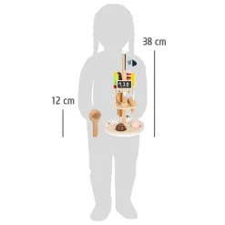 Small Foot  -  Houten Ijsjes met Houder, 15dlg.