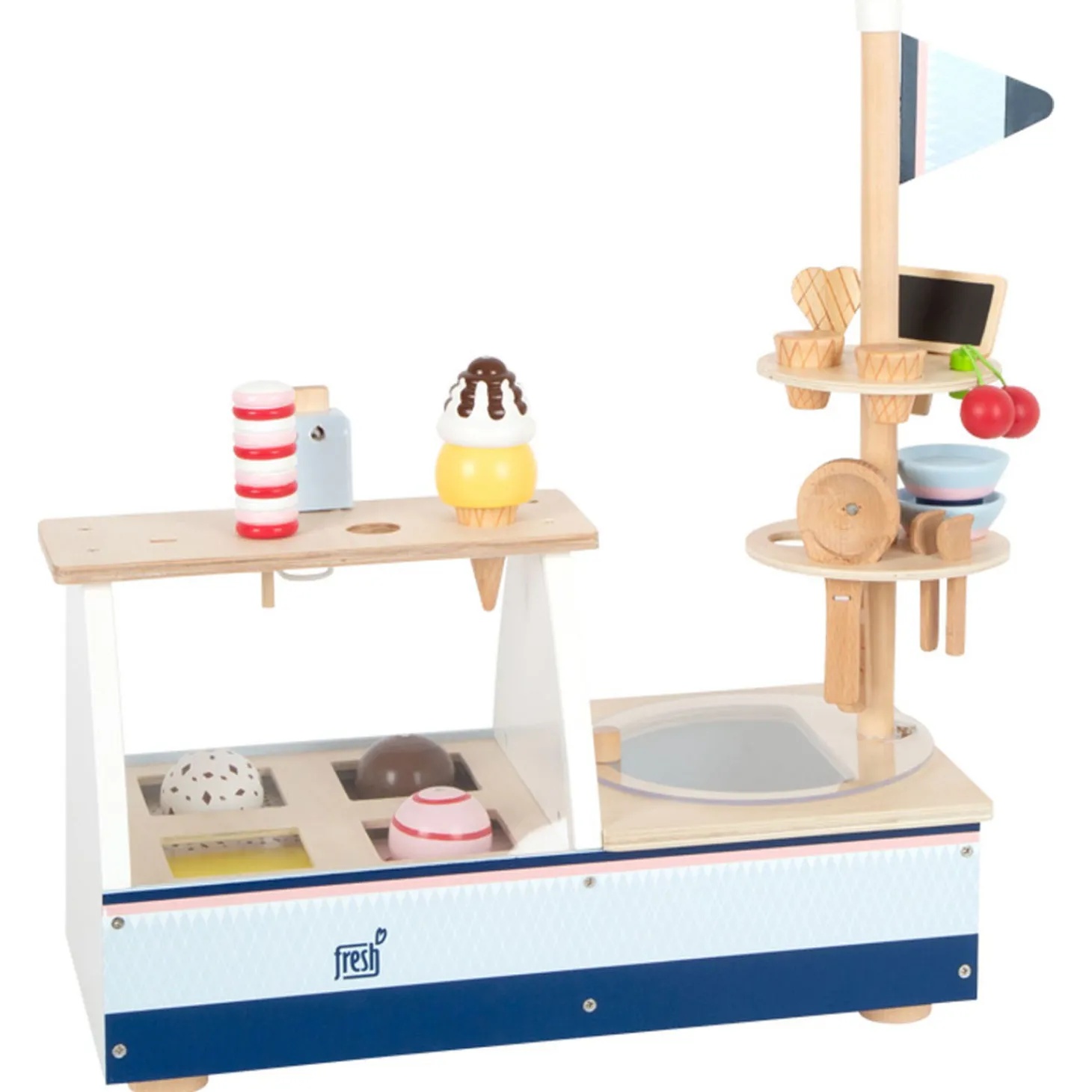 Small Foot - Houten IJskraam, 21dlg.