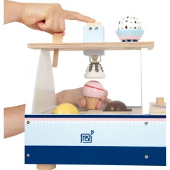 Small Foot - Houten IJskraam, 21dlg.