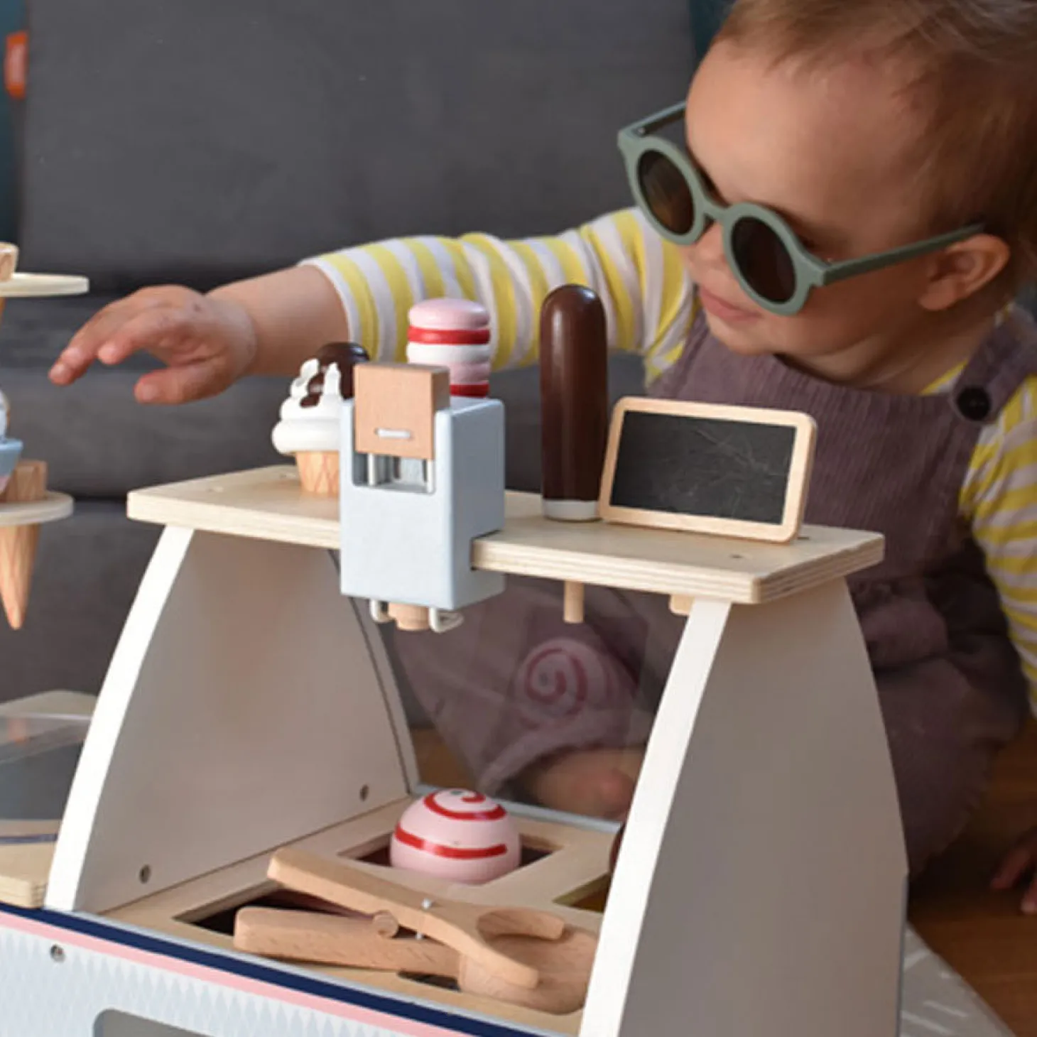 Small Foot - Houten IJskraam, 21dlg.