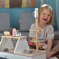 Small Foot - Houten IJskraam, 21dlg.