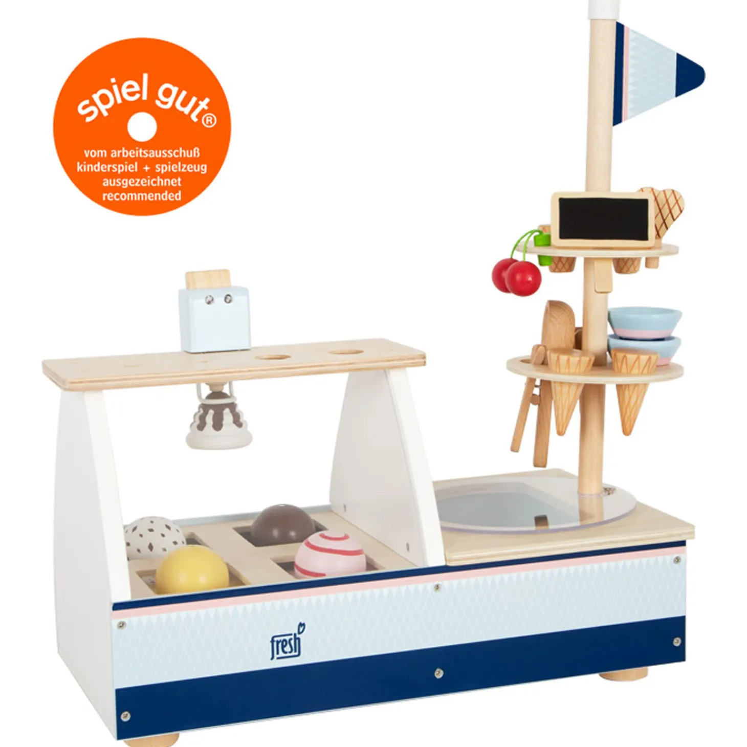 Small Foot - Houten IJskraam, 21dlg.