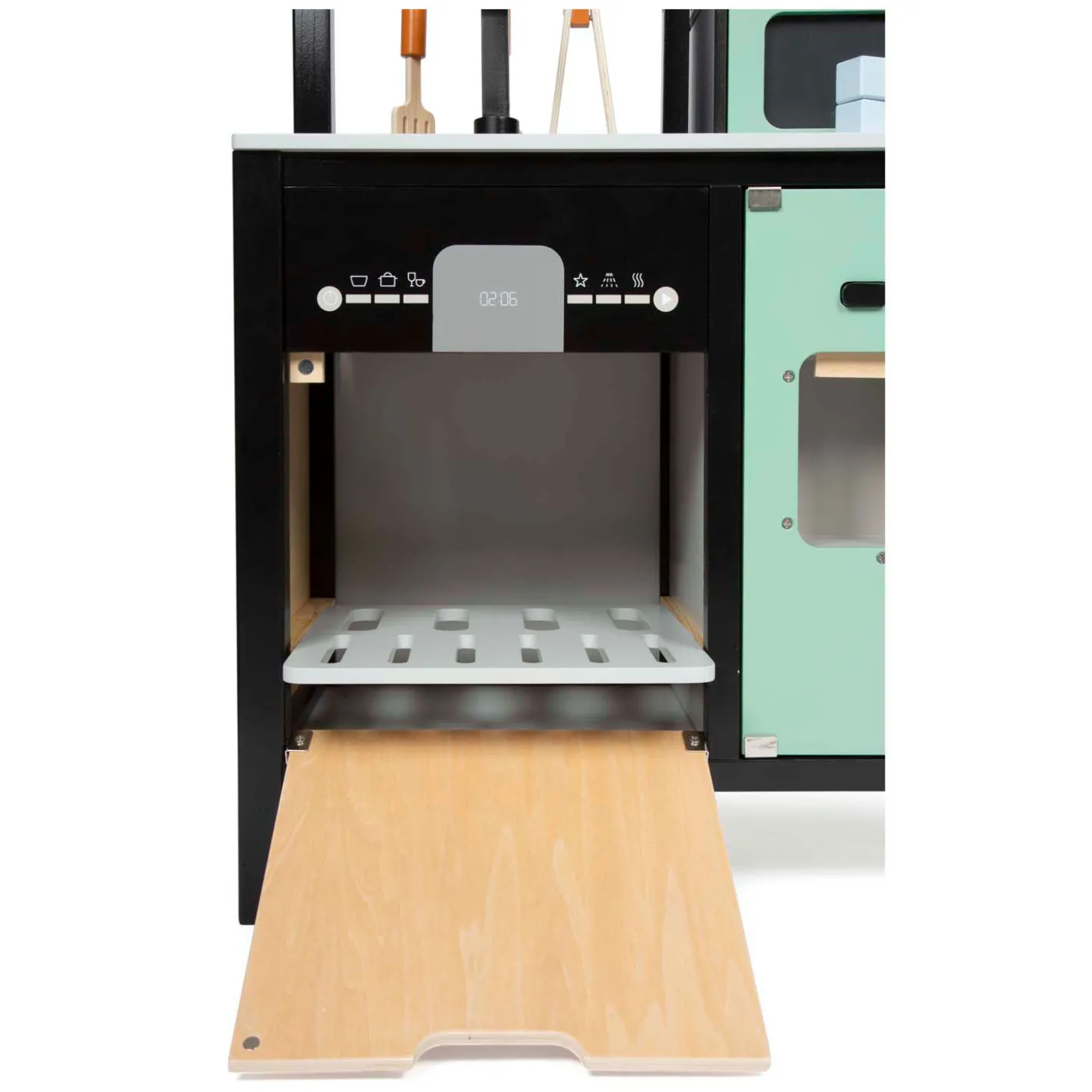 Small Foot - Houten Industriele Keuken met Keukeneiland, 18dlg.