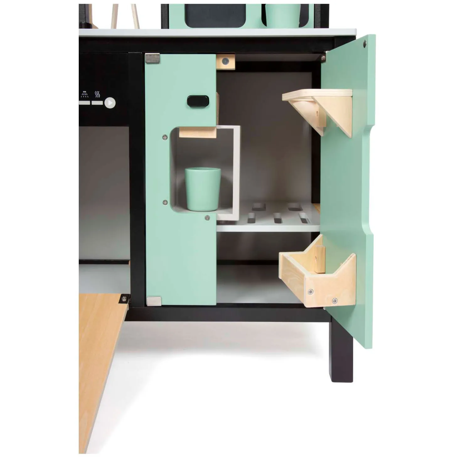 Small Foot - Houten Industriele Keuken met Keukeneiland, 18dlg.