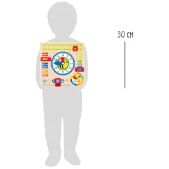 Small Foot - Houten Kalenderklok Seizoenen BIj (Duitstalig)