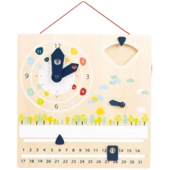 Small Foot - Houten Kalenderklok Seizoenen (Duitstalig)