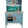 Small Foot  -  Houten Kinderkeuken Blauw, 7dlg.