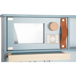 Small Foot - Houten Kinderkeuken Blauw, 7dlg.