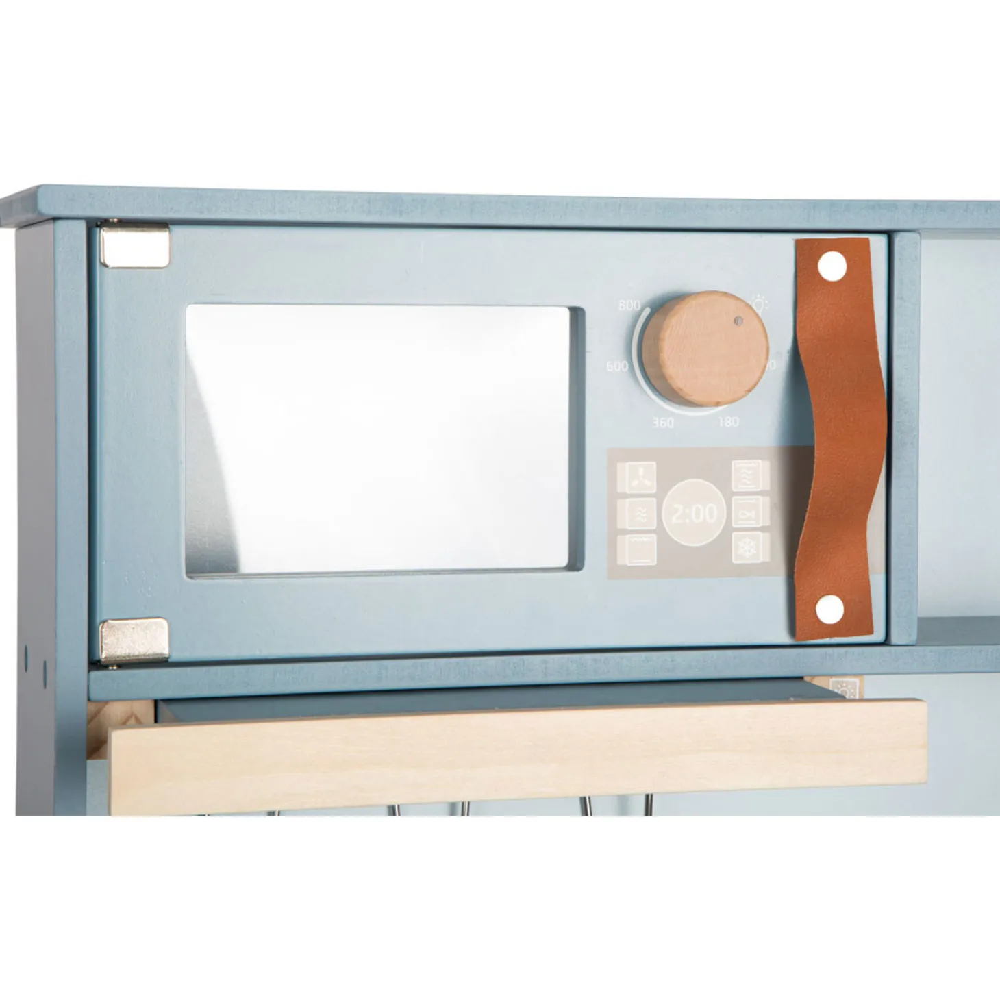 Small Foot - Houten Kinderkeuken Blauw, 7dlg.