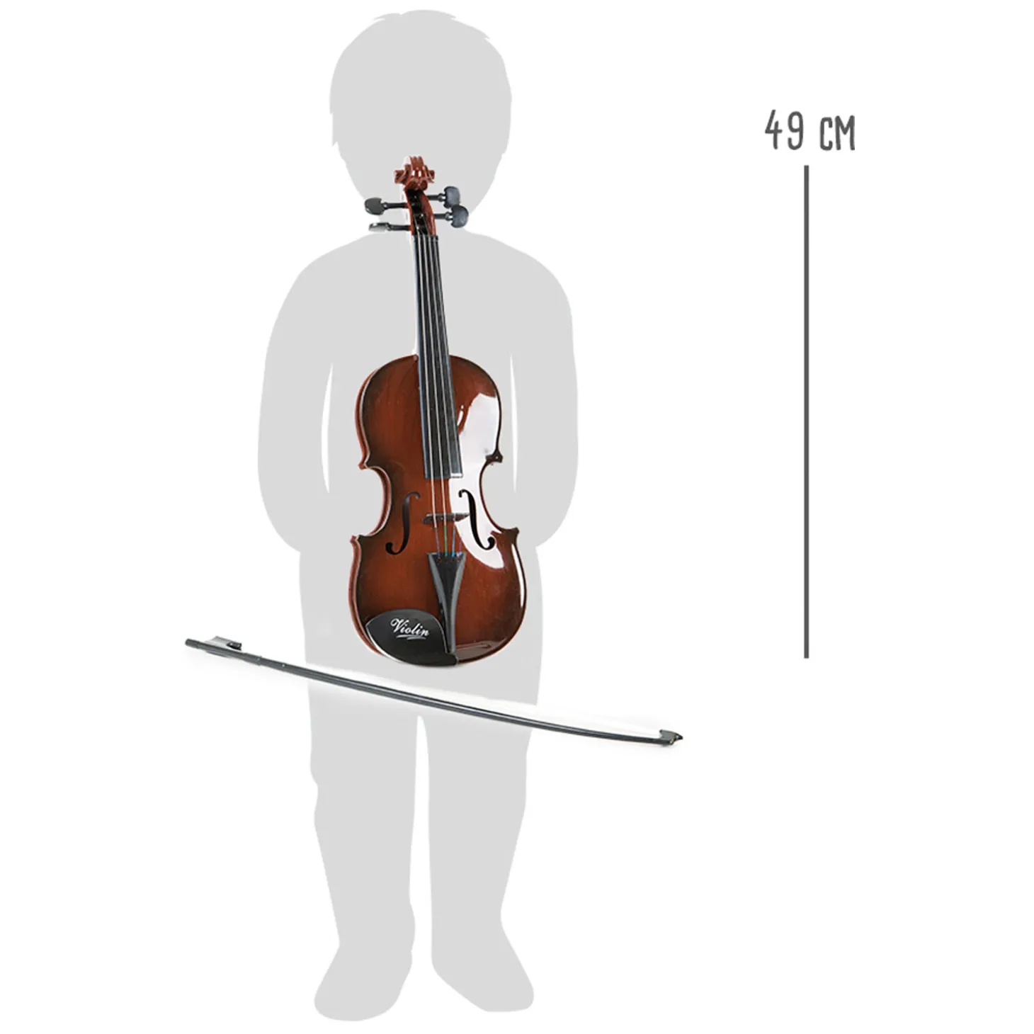 Small Foot - Houten Klassieke Kinder Viool met Strijkstok