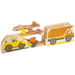 Small Foot - Houten Knikkerbaan Junior Bouwplaats, 10dlg.