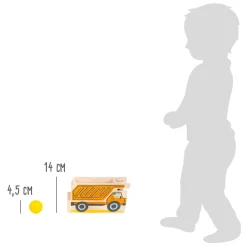 Small Foot - Houten Knikkerbaan Junior Bouwplaats, 10dlg.