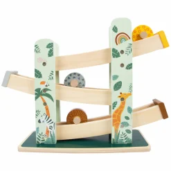 Small Foot - Houten Knikkerbaan Safari, 4dlg.