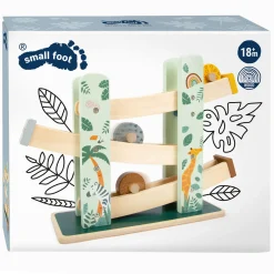 Small Foot - Houten Knikkerbaan Safari, 4dlg.