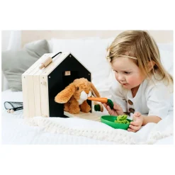 Small Foot - Houten Konijnenhok met Konijn Pluche, 15dlg.
