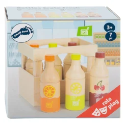 Small Foot - Houten Krat met Flessen, 7dlg.